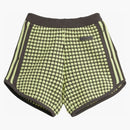 Adidas X Wales Bonner Knit Shorts Semi Frozen Yellow/night Brown