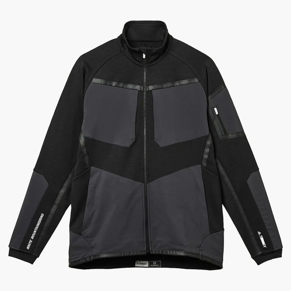 Adidas x White Houročení dámské fleece bunda černá