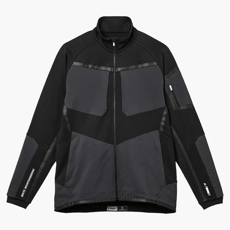 Giacca in pile di Stockhorn da donna adidas x in alta montagna bianca nera
