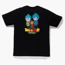 Bape X Dragonball Super Son Goku & Vegeta Tee Black