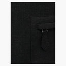 Burberry Stretch Wool Cargo Jogging Pants Dark Gray