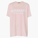 Tričko pro logo Burberry dámské logo růžové/bílé