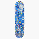Takashi Murakami X Takashi Murakami Flower Skateboard cubierta azul