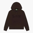 Denim Tears Cut Out Hoodie Brown