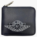 Dior X Jordan Wings Zip Wallet (4 Card Slot) Navy