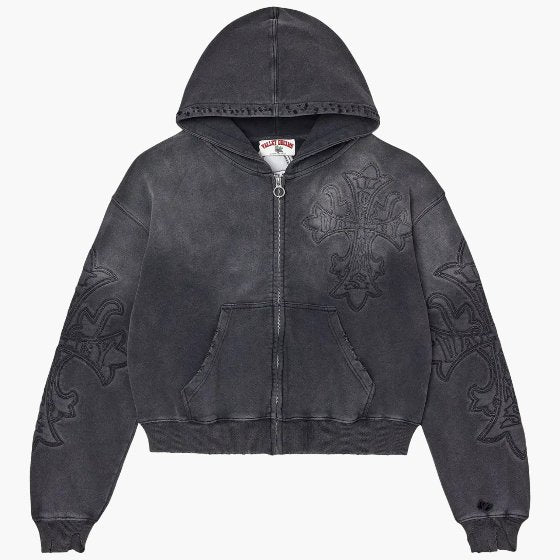 Vale Forever Carver Zip Up Hoodie Black