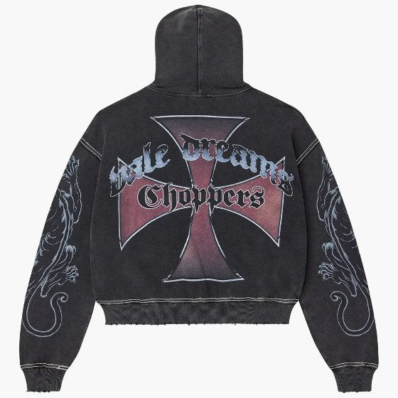 Vale Forever Hardy Boyz Zip Up Hoodie Black