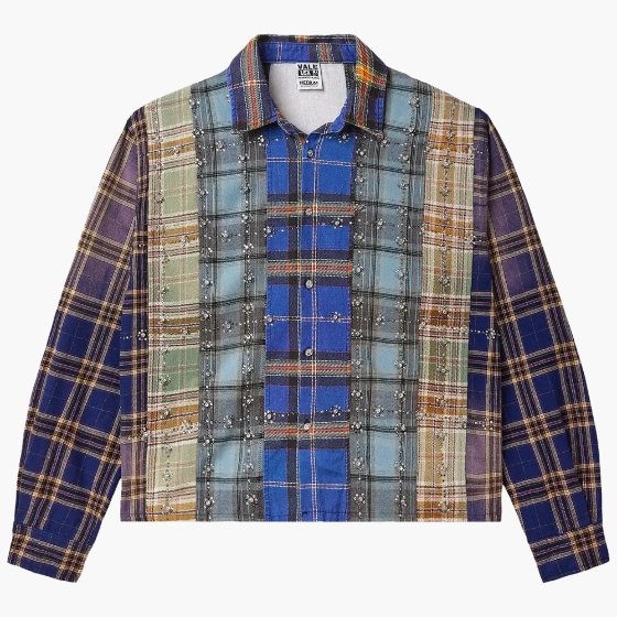 Vale Forever Splash Zone Cool Patchwork L/S Flannel