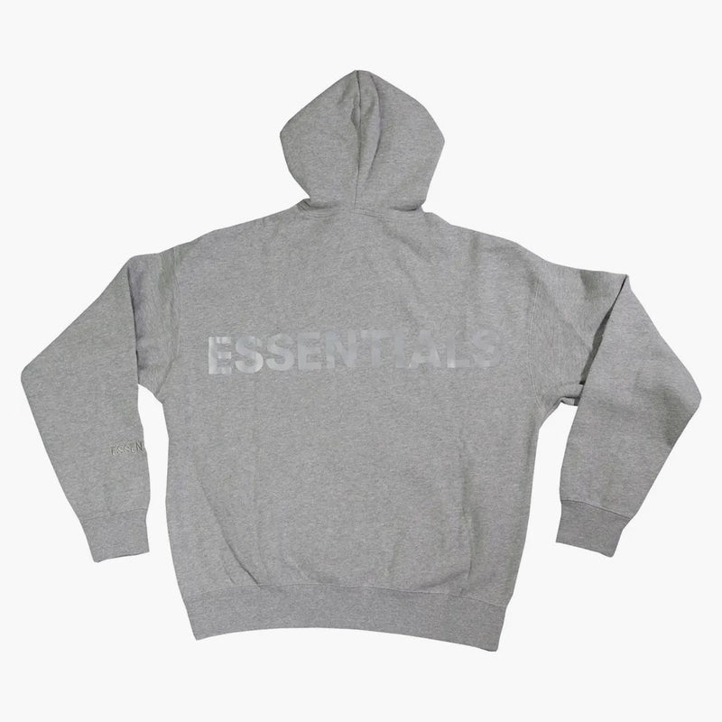 Paura di God Essentials 3M Logo Pullover Pullover Hoodie Heather Heather Grey/Grey