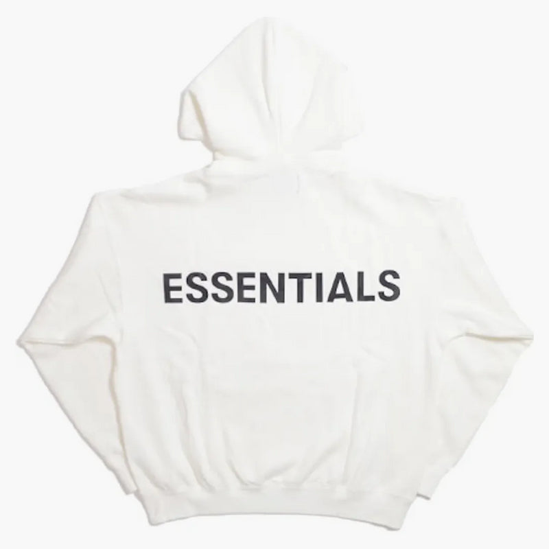 Rädsla för Gud Essentials 3m logotyp Pullover Hoodie White