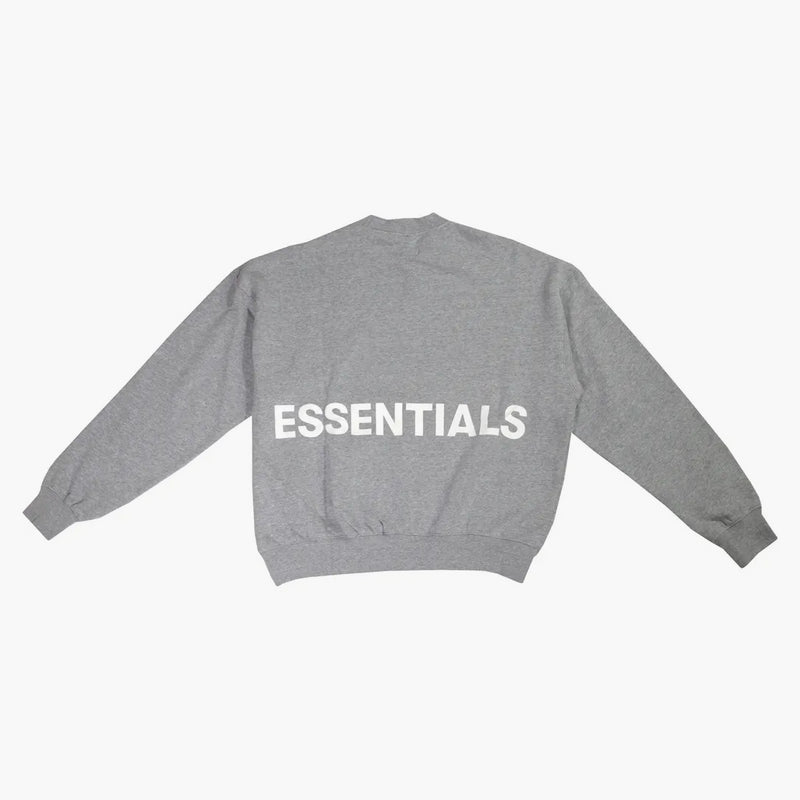 Paura di God Essentials Crew Neck Felpa grigio/bianco