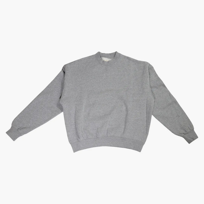 Paura di God Essentials Crew Neck Felpa grigio/bianco