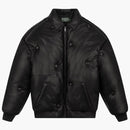 Denim Tears Sofa Leather Puffer Jacket Black