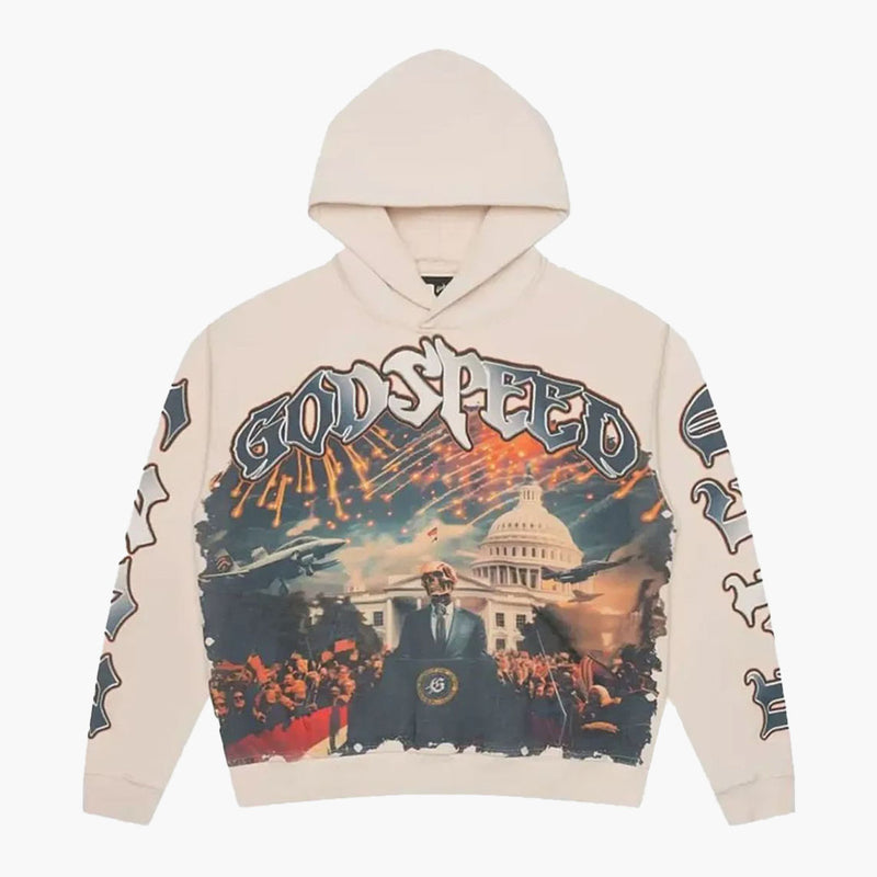 Godspeed R.O.R. Hoodie Bone front

