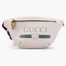 Gucci Print Belt Bag Vintage Logo Small White