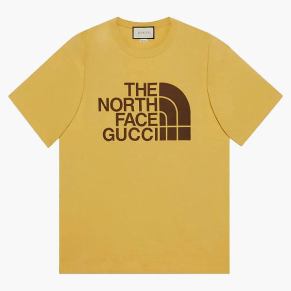 Gucci x North Face Oversize T-shirt guld