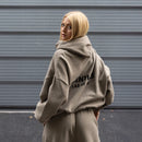 Fear of God Essentials Fleece (FW24) Heather Gray - Set (Hoodie & Sweatpant)