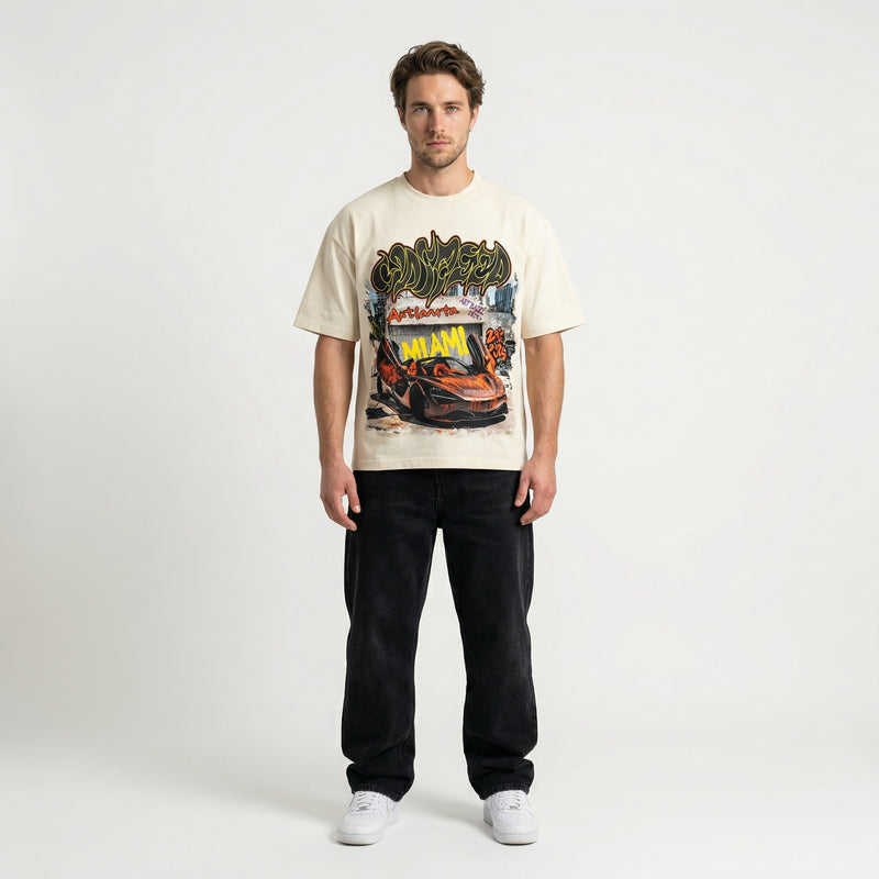 Godspeed Miami Artlanta T-Shirt White