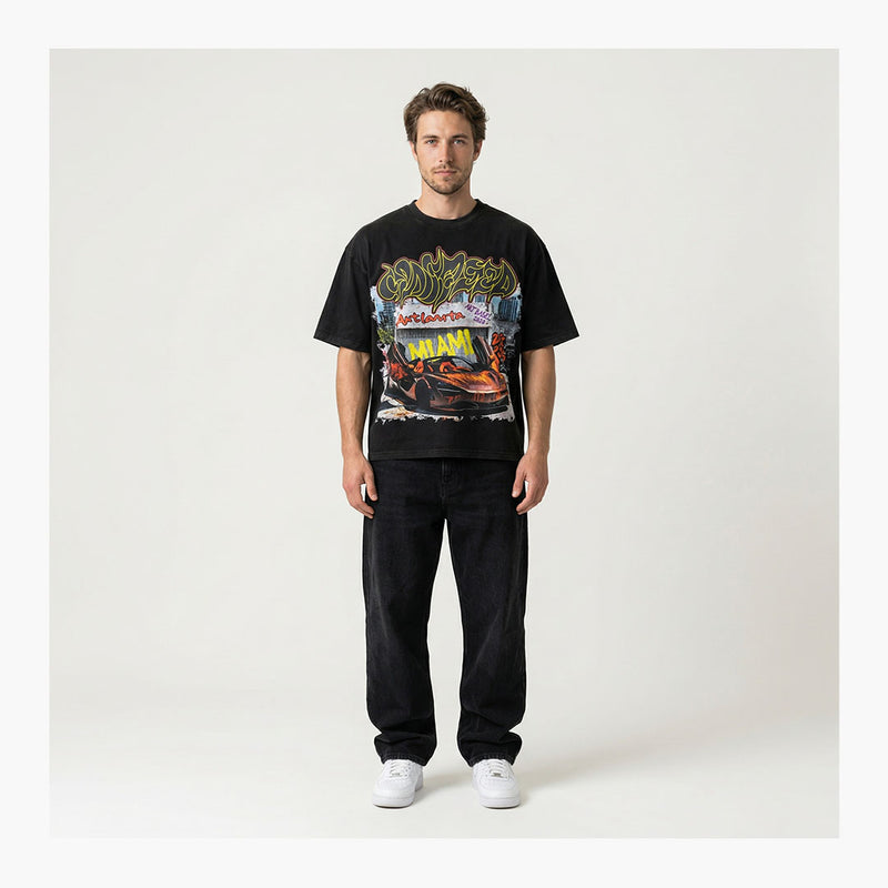 Godspeed Miami Artlanta T-Shirt Black