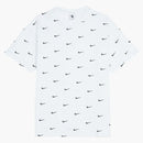 Nike All Over Swoosh Logo T-shirt White