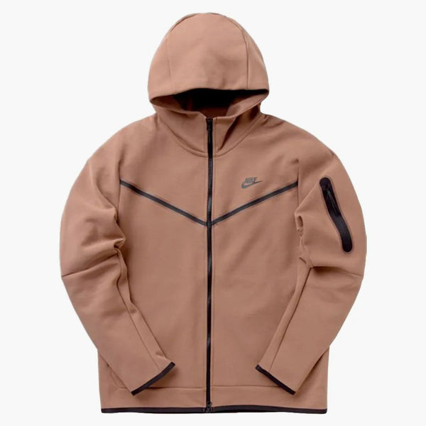 Nike Sportswear Tech Fleece Full-zip Hoodie Archeo Brown/archeo Brown/black
