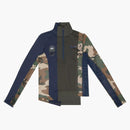 Nike X Sacai Women's Half Zip Running Jacket Sequoia/Obsidian