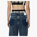 Rokh H&M jeans a due tonnellate blu denim luminosa blu/denim blu