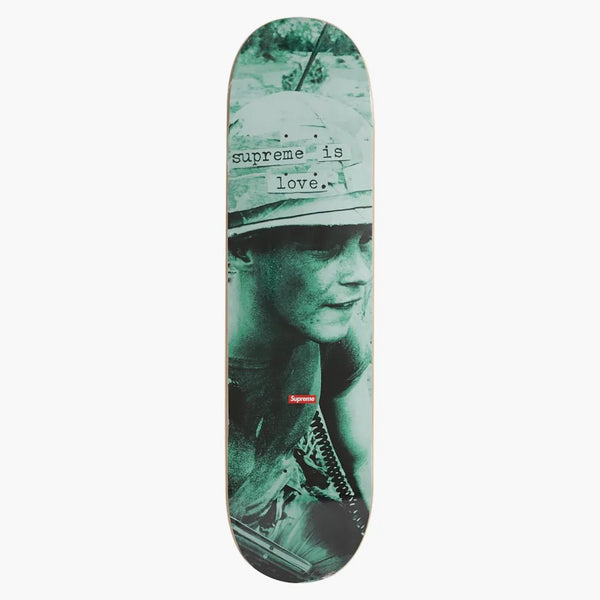 Supreme Supreme Is Love Skateboard Teal