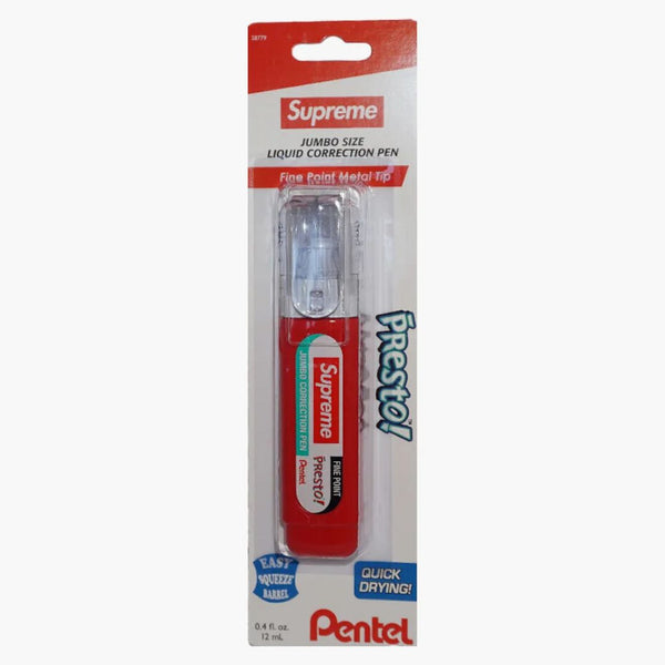 Suprem Pentel Presto Correction Pen roșu