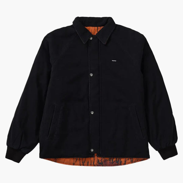 Supreme Realtree reversible quilted work jacket black