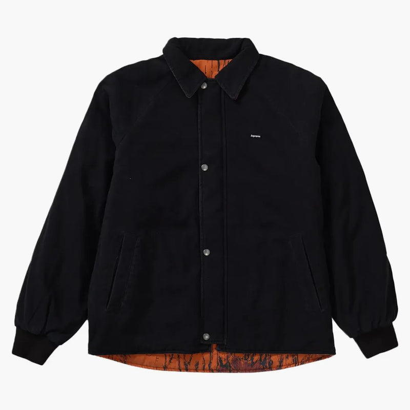 Supreme Realtree reversibel quiltad arbetsjacka svart