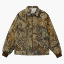 Supreme Realtree Reversible Quilted Work Jacket Snow Camo