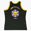 Takashi murakami complexcon x la lakers m & n basket tröja svart