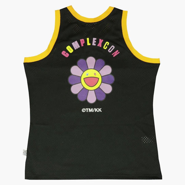 Takashi Murakami Complexcon X La Lakers M&N Basketball Jersey Black