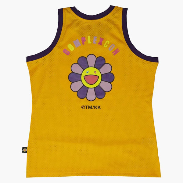 Takashi Murakami Complexcon X La Lakers M&n Basketball Jersey Gold