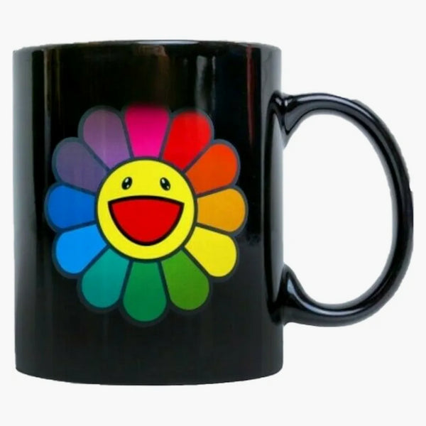 Takashi Murakami Complexcon Hot/Fría Flower Taza Negro