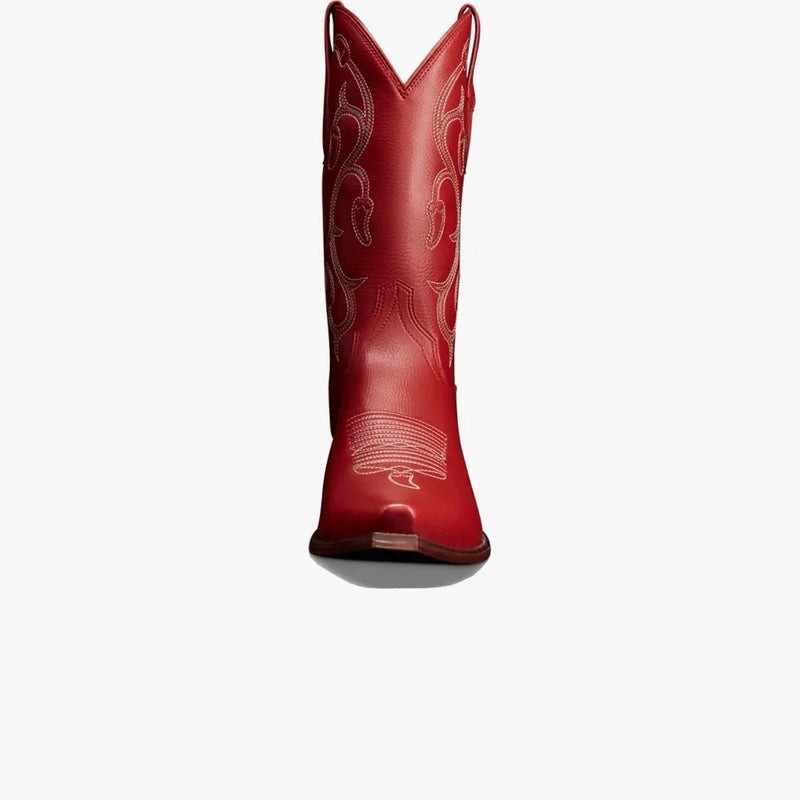 Tecovas Booth Boot Chili's Booth Red Vinyl