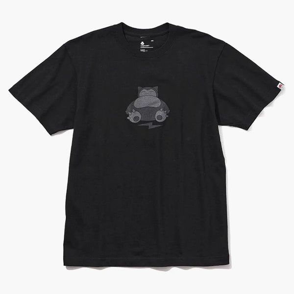 Fragment x Pokemon Thunderbolt Project Snorlax Front Print Tea Black