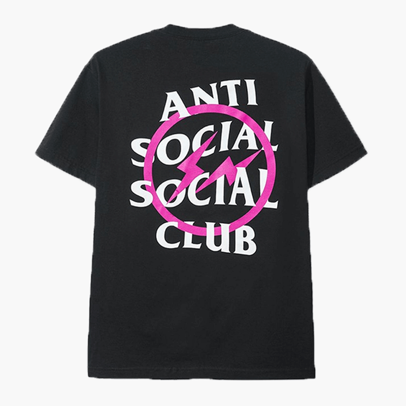 Anti Social Social Club Fragment Pink Bold Tee