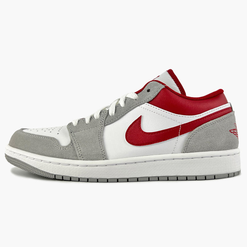 Air Jordan 1 Low SE Light Smoke Grey Gym Red