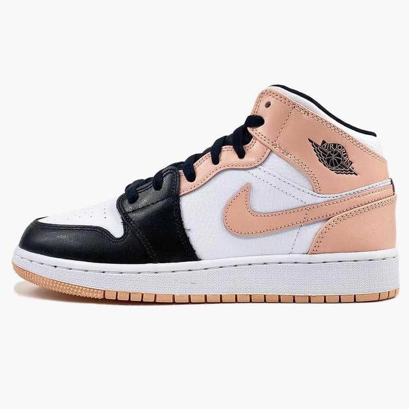 Air Jordan 1 Mid Arctic Orange Black Toe GS
