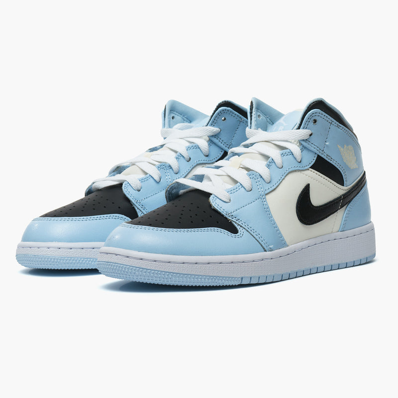 Air Jordan 1 Mid Ice Blue (GS) Seitenansicht