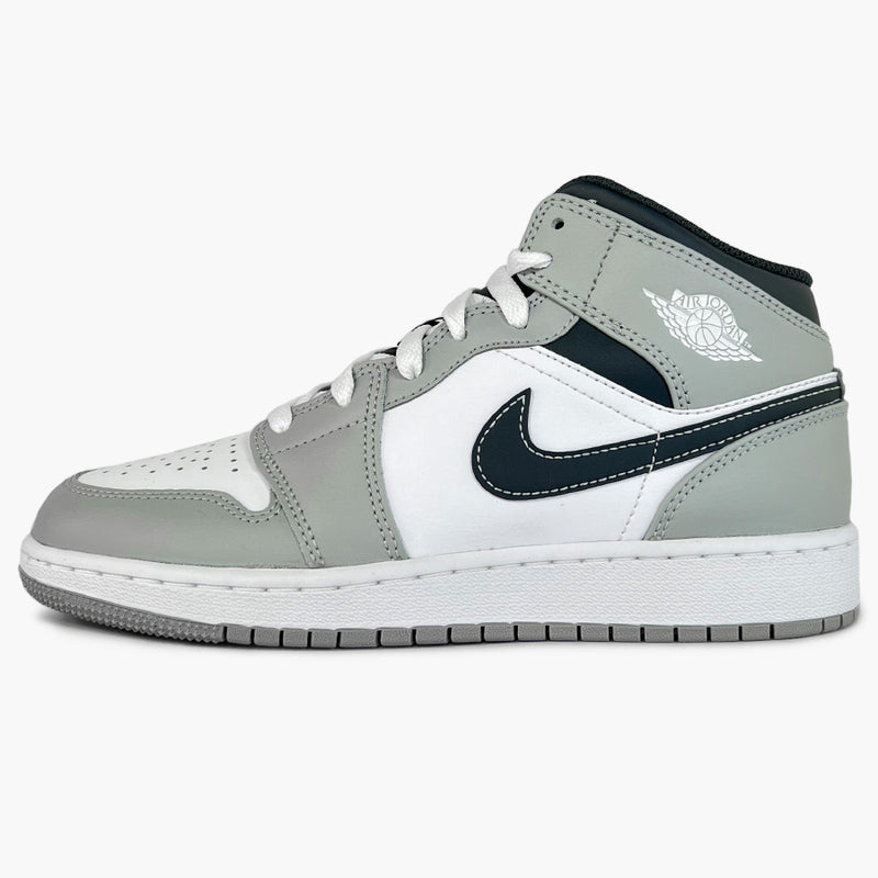 Air Jordan 1 Mid Light Smoke Grey Anthracite (GS)