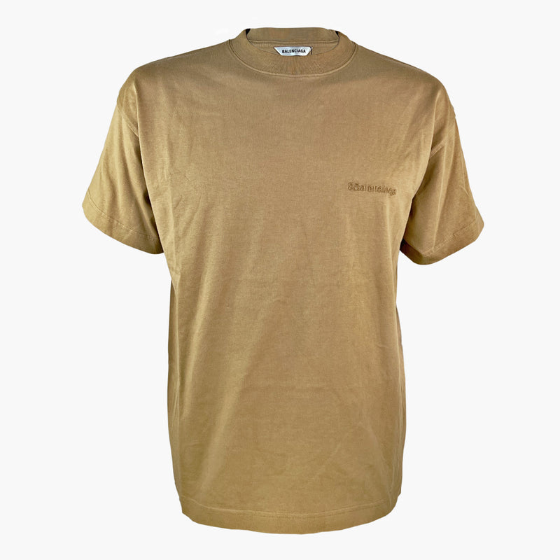 Balenciaga Embroidered Small Logo T-Shirt
