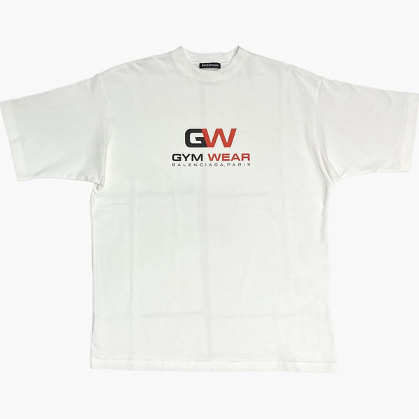 Balenciaga Gym Wear T-Shirt White