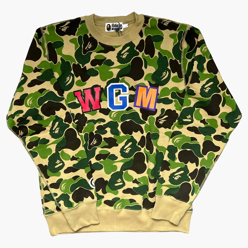 Bape ABC Camo Shark Crewneck