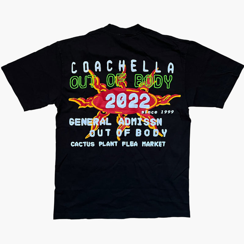 Cactus Plant Flea Market Coachella Weekend 2 Tee Black