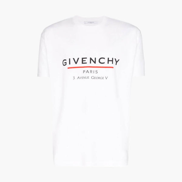 T-shirt z logo z nadrukiem Givenchy