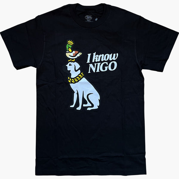 I know Nigo Dog Tee Black