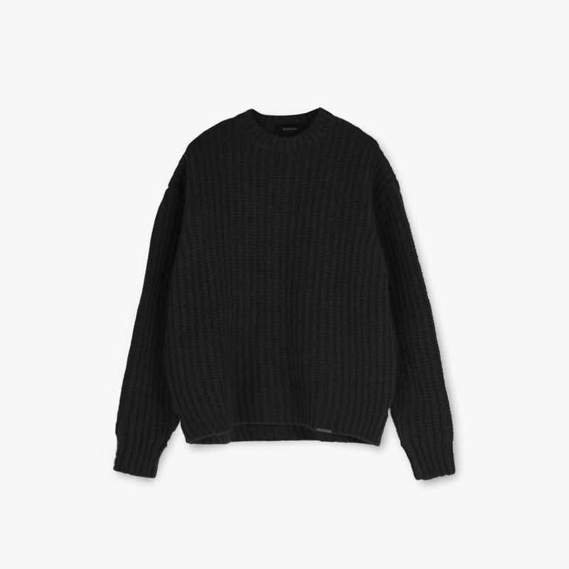 Represent Rib Sweater Black